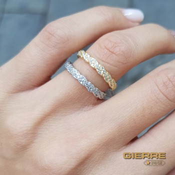 ME17962 Zirconia rope ring ME17962 Zirconia rope ring